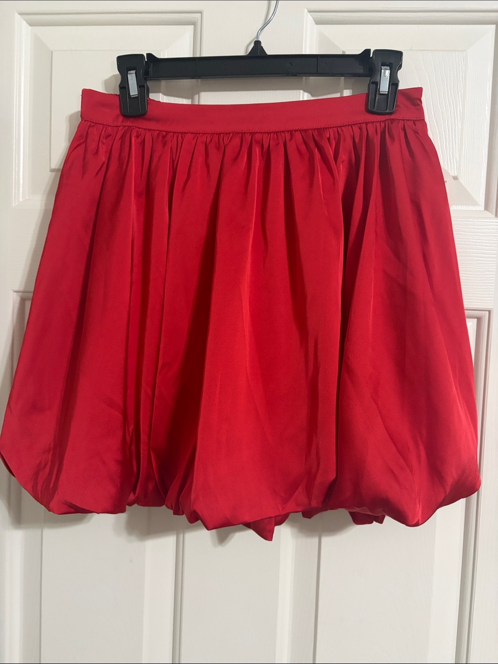 Wishlist Red Bubble Hem Skirt